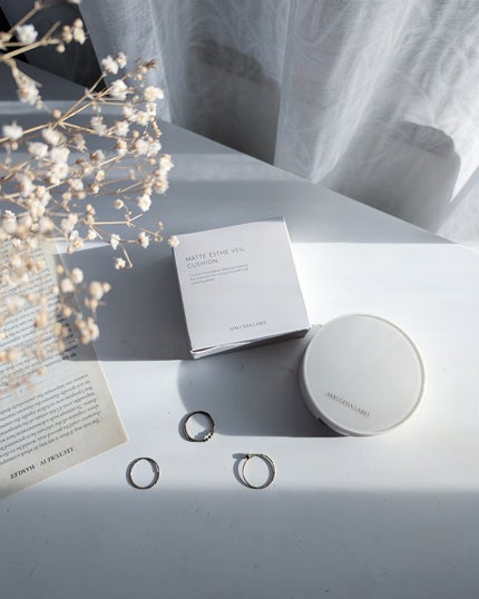 マットエステヴェール クッション/Macchia Label/クッションファンデーションを使ったクチコミ(5枚目)