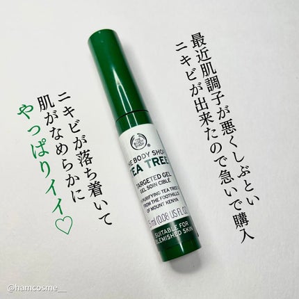 ティーツリー ターゲットジェル/THE BODY SHOP/美容液を使ったクチコミ(5枚目)