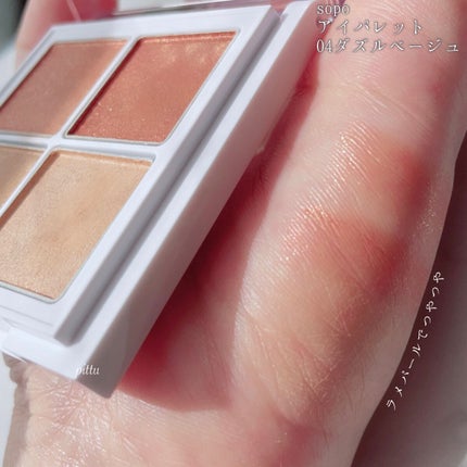 アイパレット/sopo/アイシャドウパレットを使ったクチコミ(3枚目)