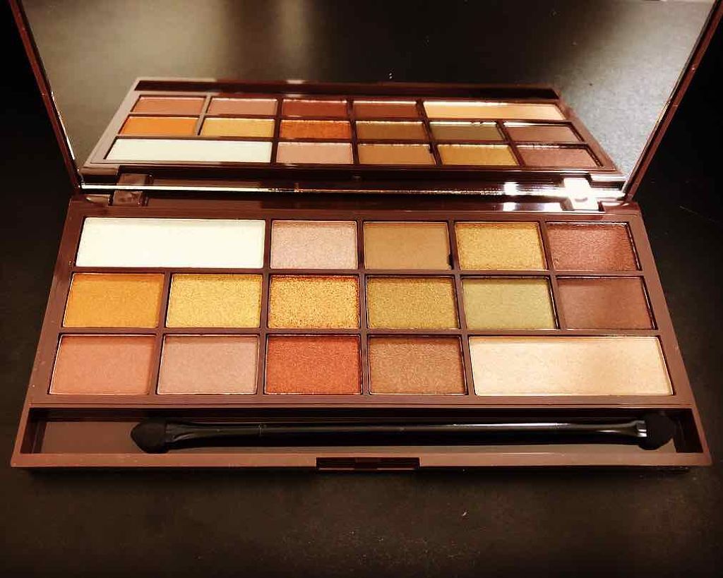 アイラブチョコレート/MAKEUP REVOLUTION/アイシャドウパレットを使ったクチコミ（2枚目）