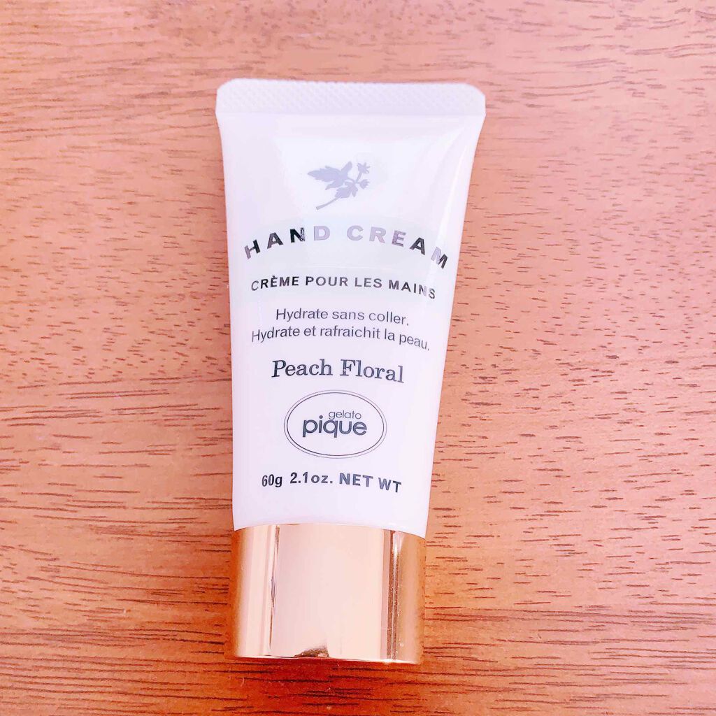 ハンドクリーム CRM(ピーチフローラル)/ジェラートピケ/ハンドクリームを使ったクチコミ（1枚目）