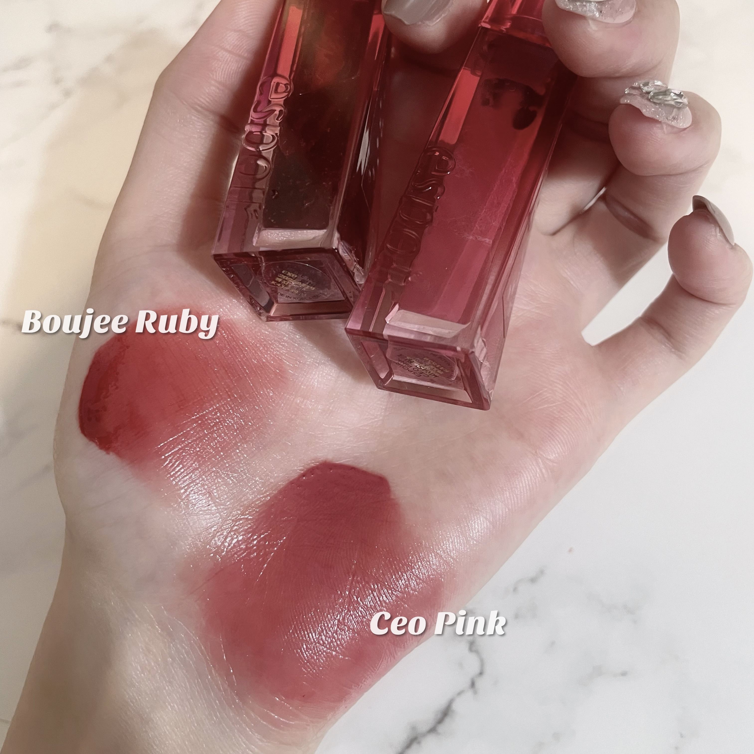 クチュールリップティント デューイグロイ 01 ブージルビー/espoir/リップティントを使ったクチコミ（3枚目）