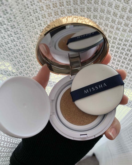 M クッション ファンデーション(モイスチャー)/MISSHA/クッションファンデーションを使ったクチコミ(2枚目)