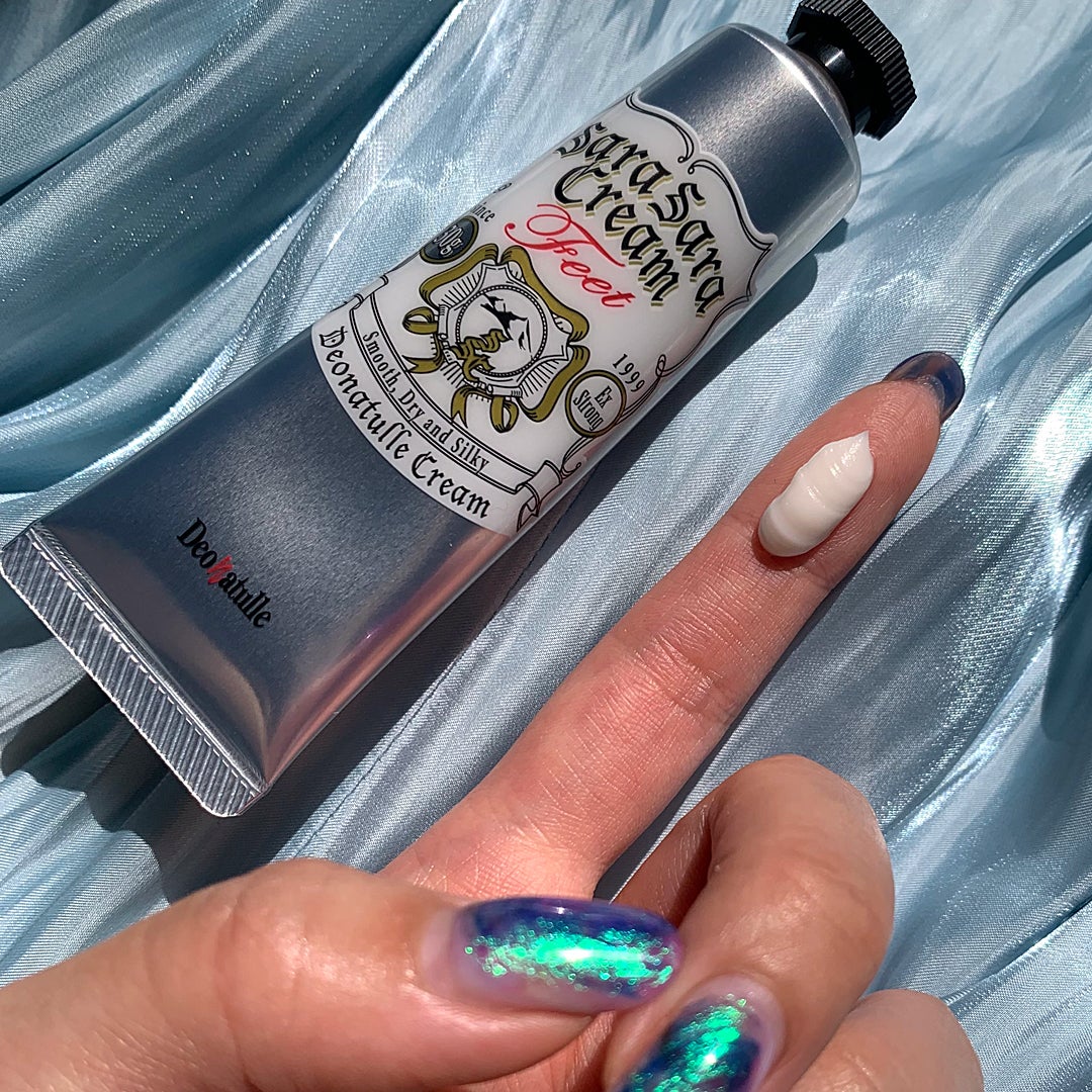 薬用足指さらさらクリーム/デオナチュレ/デオドラント・制汗剤を使ったクチコミ(4枚目)