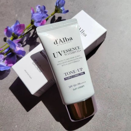 ダルバ ウォータフル トーンアップ サンクリーム(パープル)/ダルバ/日焼け止めクリームを使ったクチコミ(1枚目)