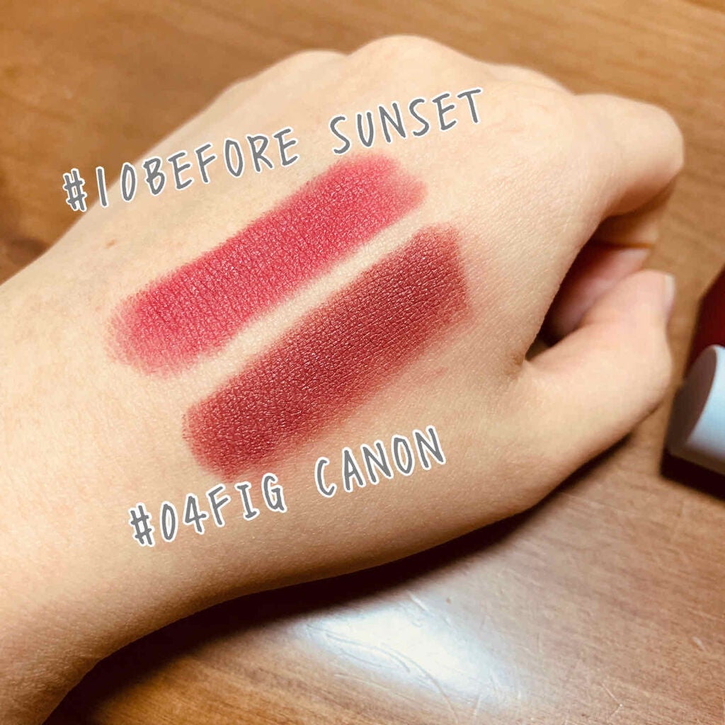 ゼロレイヤーリップスティック ミュージックシリーズ/rom&nd/口紅を使ったクチコミ(2枚目)