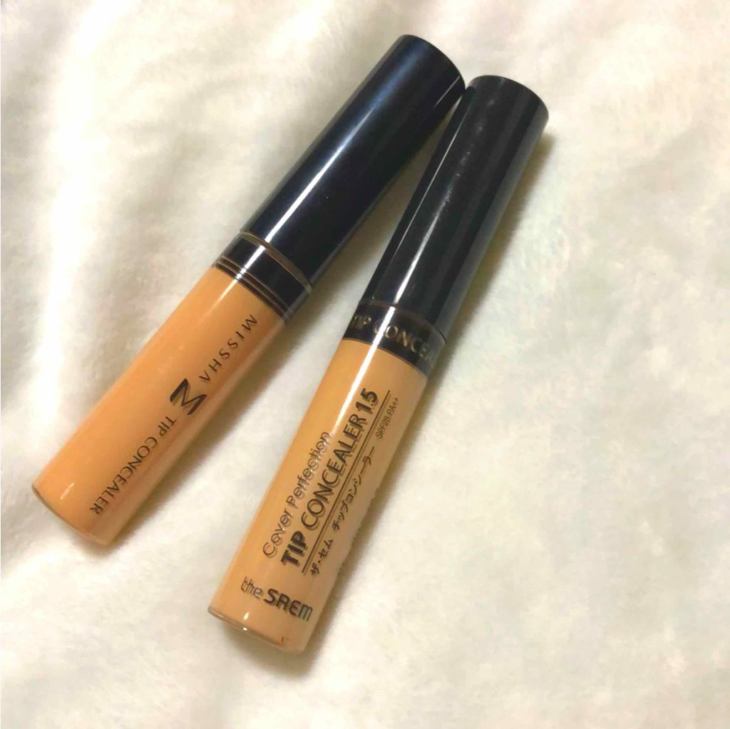 カバーパーフェクション チップコンシーラー/the SAEM/リキッドコンシーラーを使ったクチコミ（1枚目）
