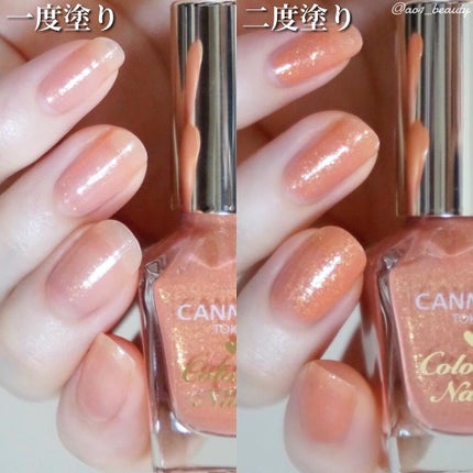カラフルネイルズ/キャンメイク/マニキュアを使ったクチコミ(3枚目)