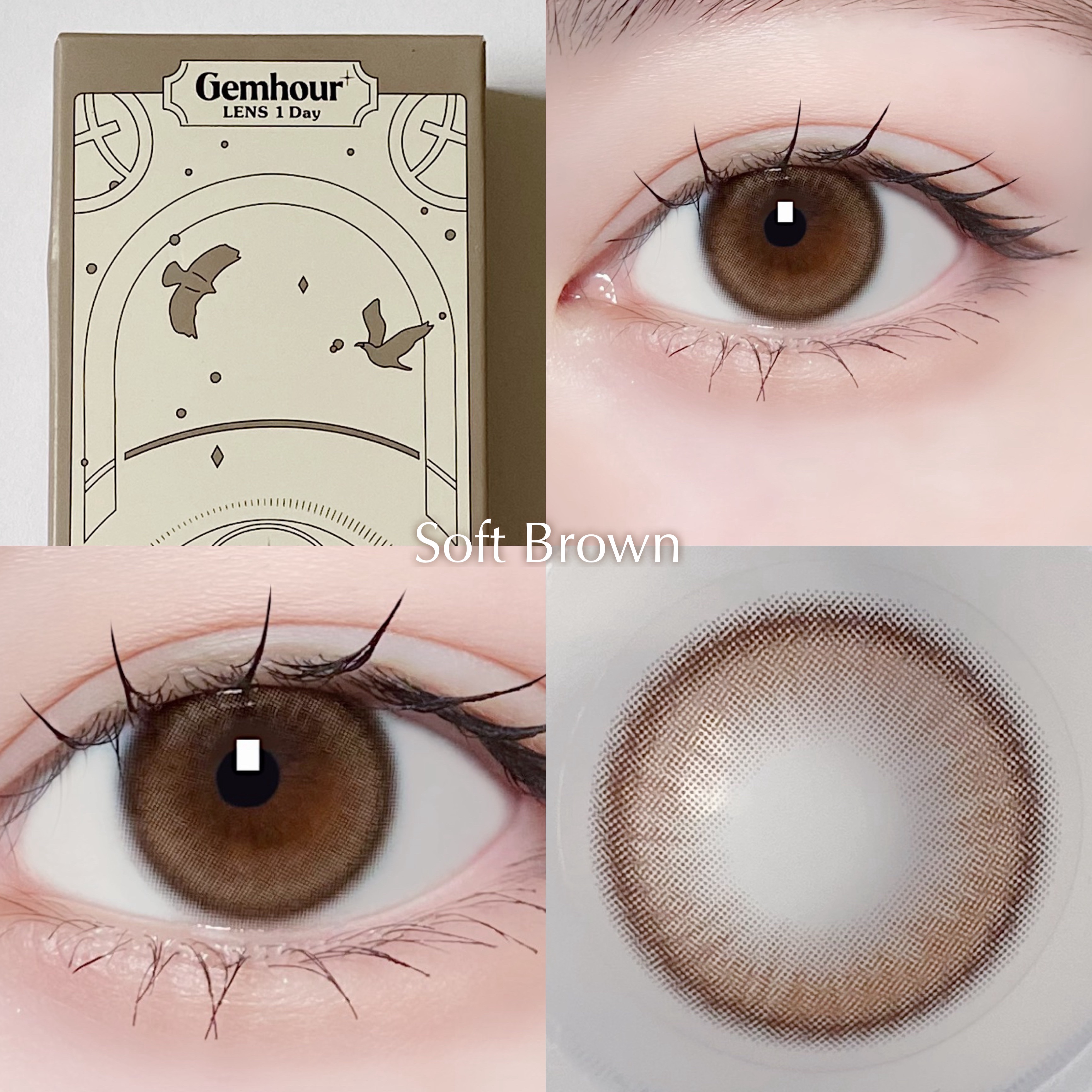 DIONE/Gemhour lens/ワンデー（１DAY）カラコンを使ったクチコミ（3枚目）