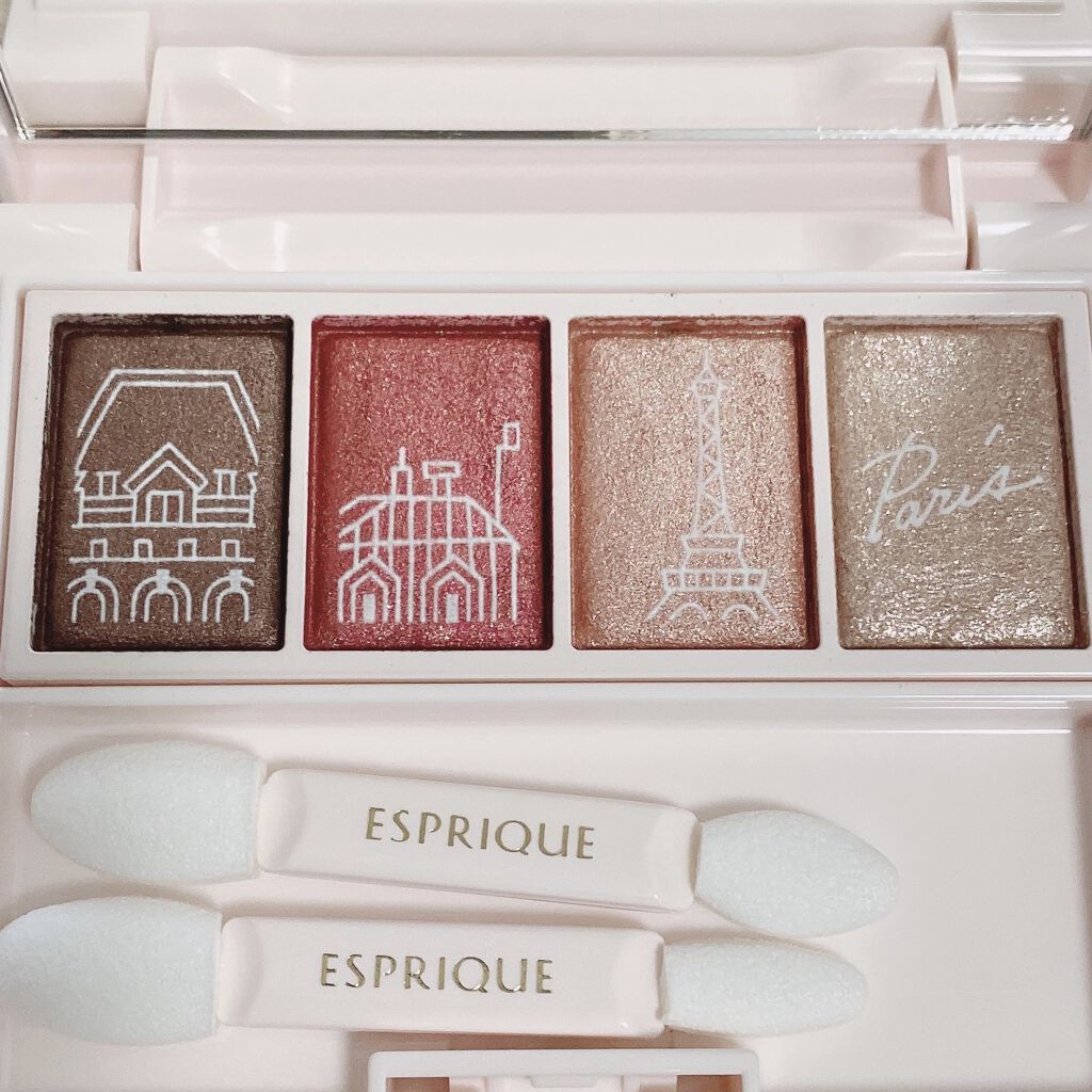 メロウ フィーリング アイズ パリジェンヌ ホリデー /ESPRIQUE/アイシャドウパレットを使ったクチコミ（2枚目）