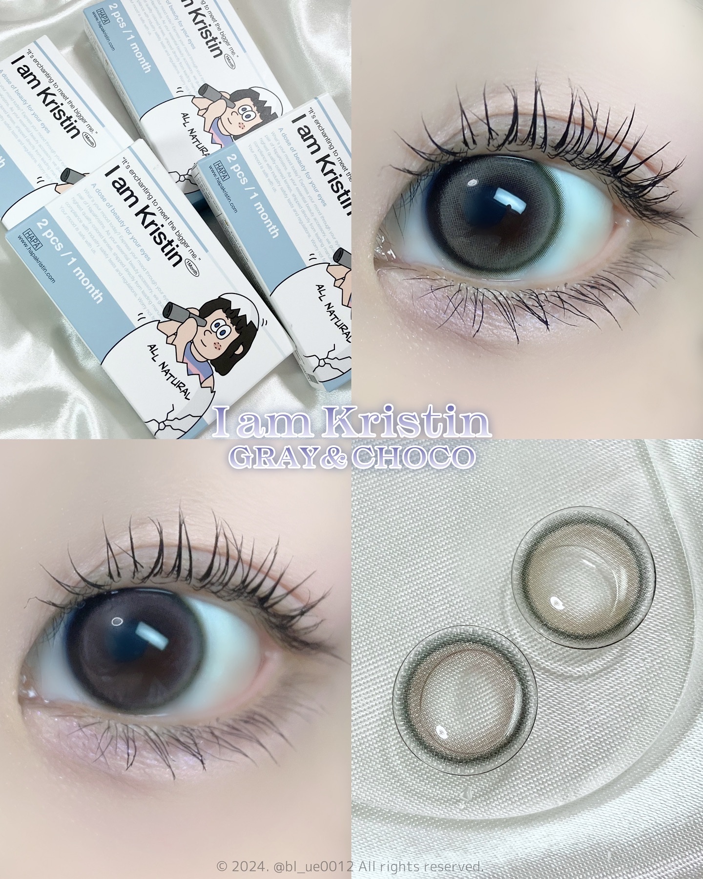I am Kristin/Hapa kristin/１ヶ月（１MONTH）カラコンを使ったクチコミ（1枚目）