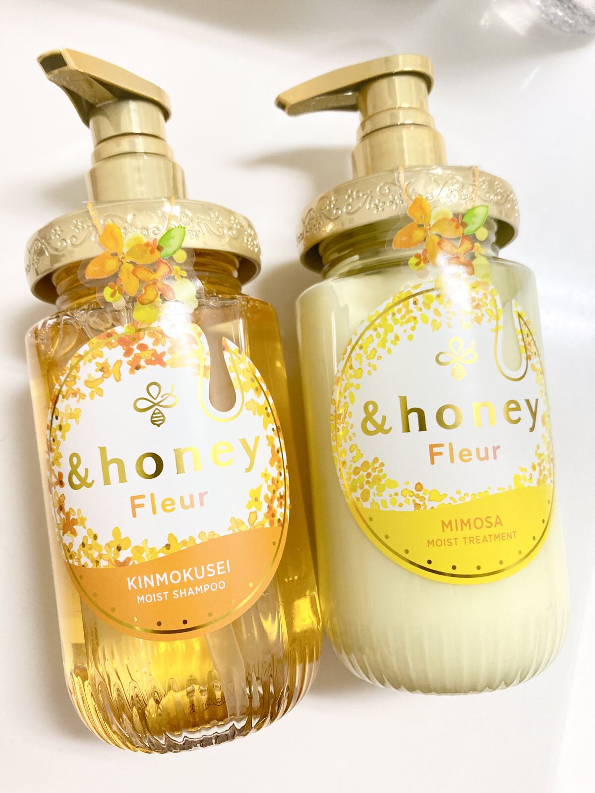 honey フルール シャンプー☆トリートメント☆ヘアパック 金木犀ミモザ
