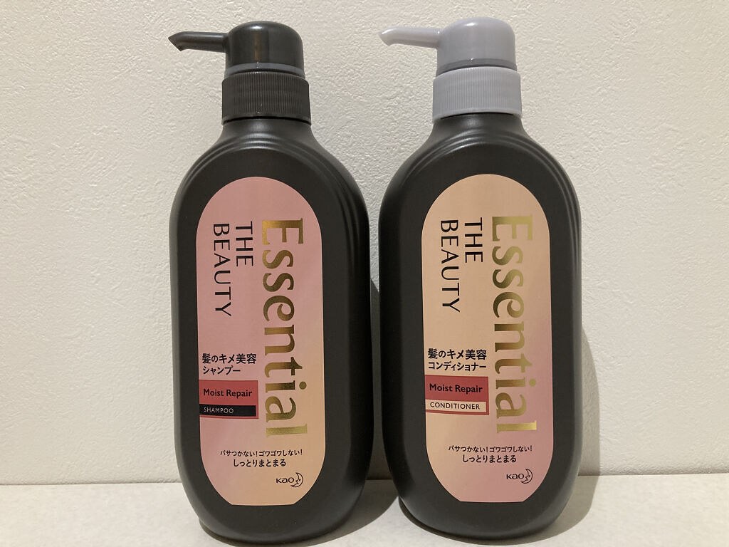 THE BEAUTY 髪のキメ美容シャンプー／コンディショナー＜モイストリペア＞	/エッセンシャル/市販シャンプーを使ったクチコミ（1枚目）