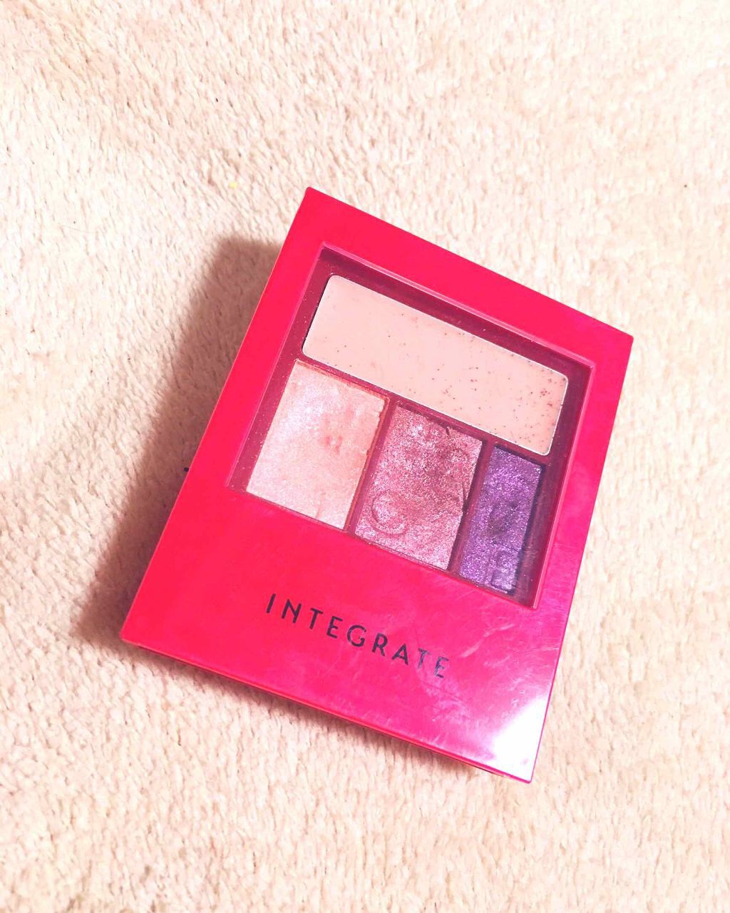 アクセントカラーアイズ CC/インテグレート/アイシャドウパレットを使ったクチコミ(1枚目)