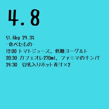 -自分磨き4日目-
生理終わったからお風呂上がり、シートマスクした！
体重戻っちゃったから頑張ろう…