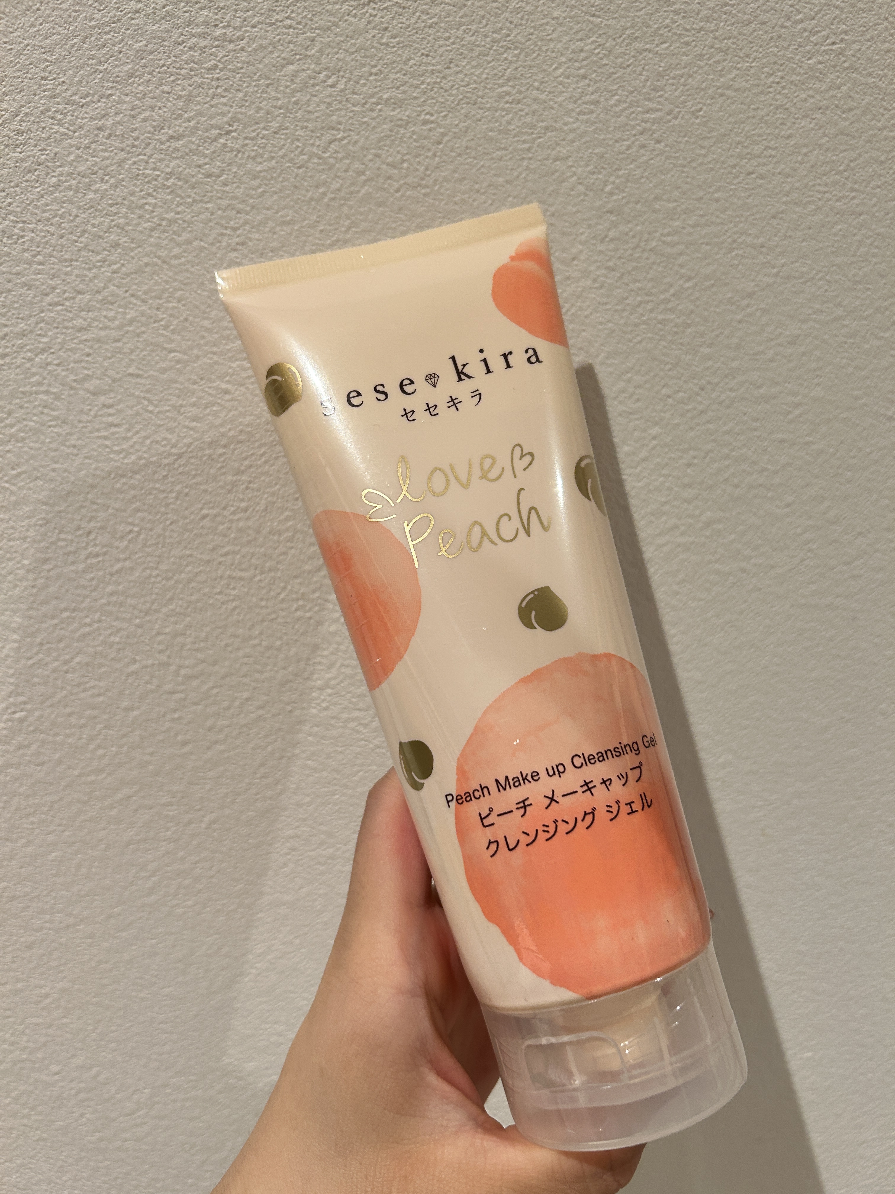 ピーチ メーキャップ クレンジング ジェル 200ｇ/セセキラ /クレンジングジェルを使ったクチコミ（1枚目）