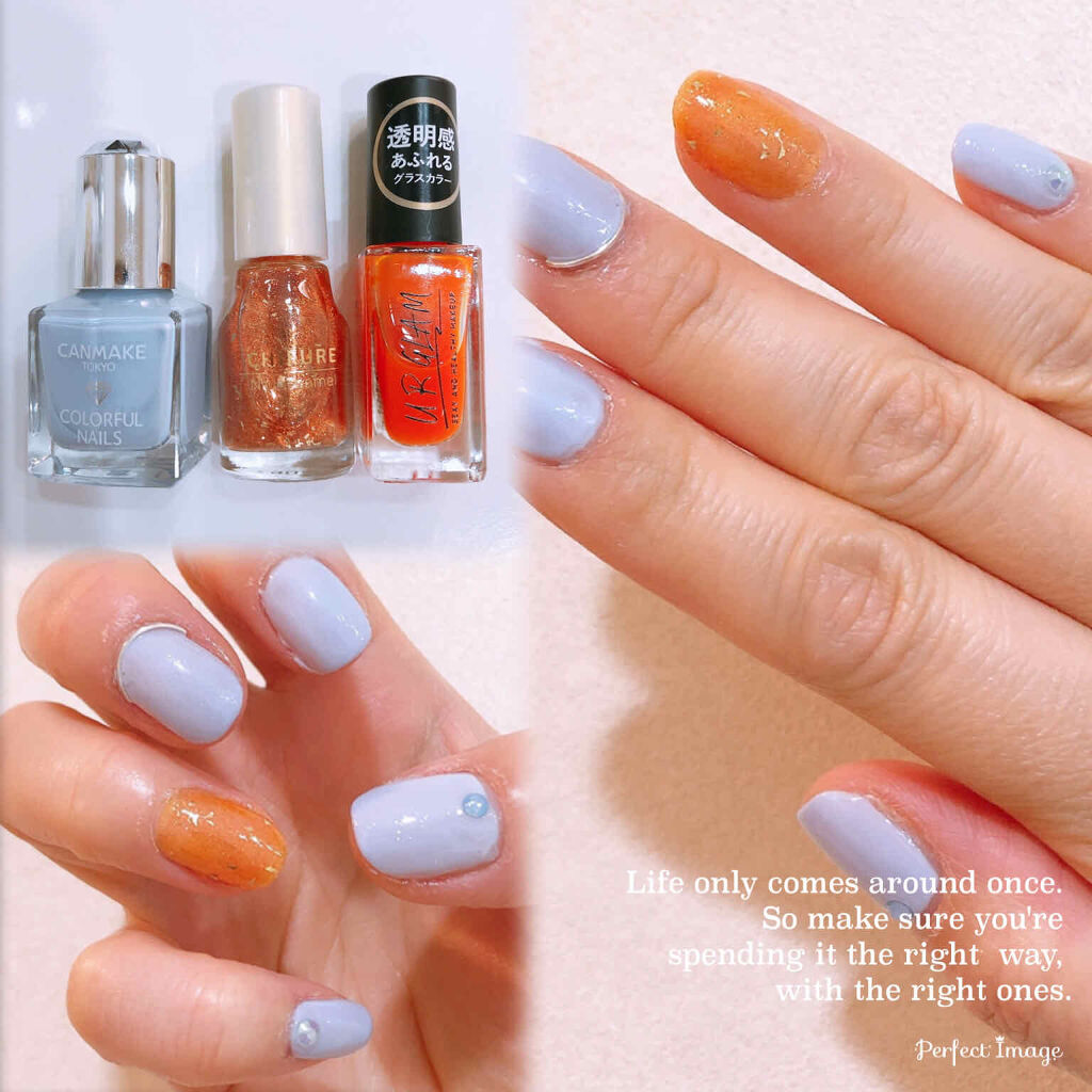 カラフルネイルズ/キャンメイク/マニキュアを使ったクチコミ（1枚目）