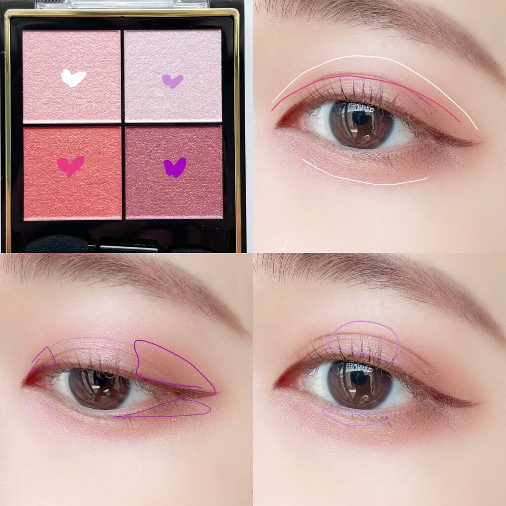 リアルクローズシャドウ/excel/アイシャドウパレットを使ったクチコミ(5枚目)