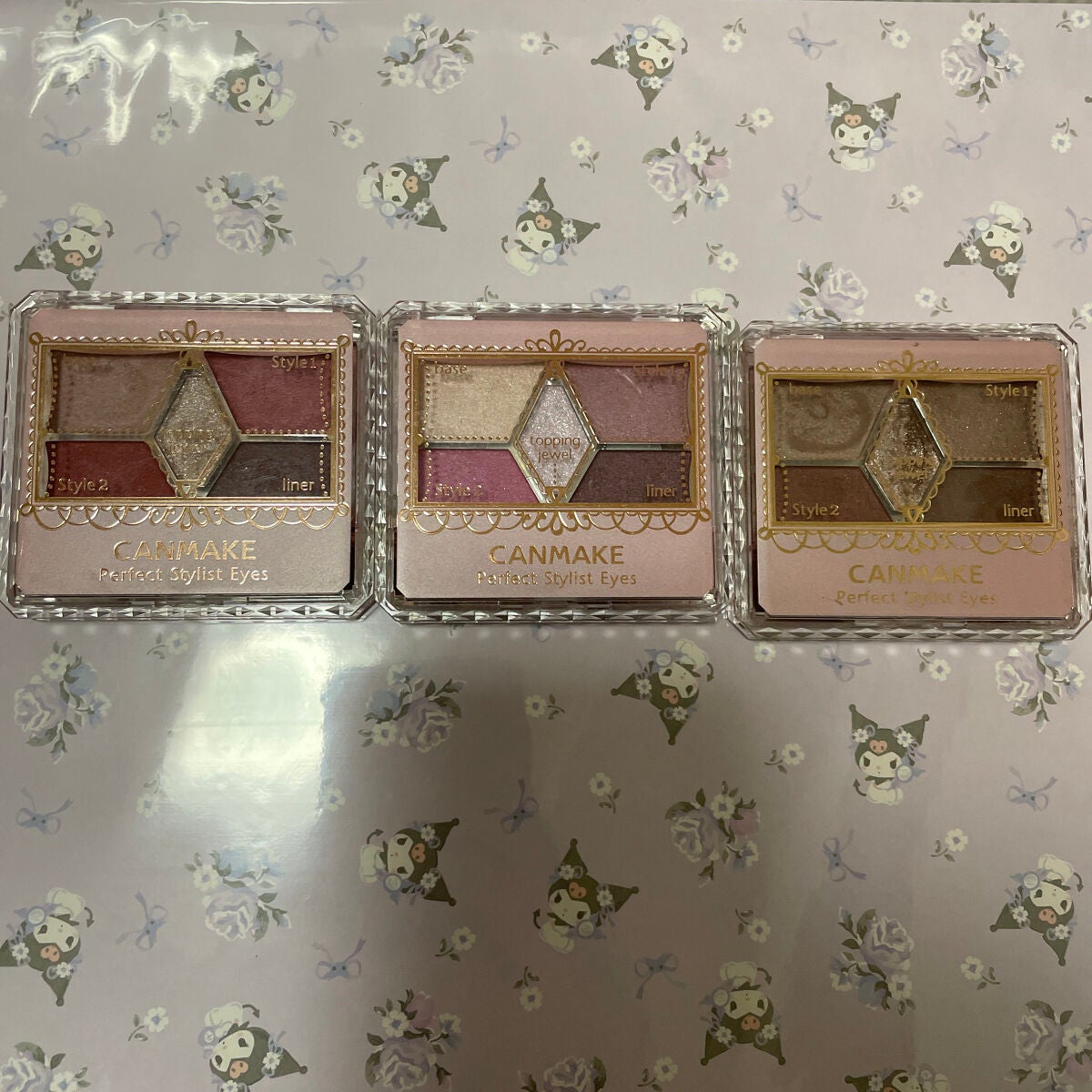 【旧品】パーフェクトスタイリストアイズ/キャンメイク/アイシャドウパレットを使ったクチコミ(1枚目)