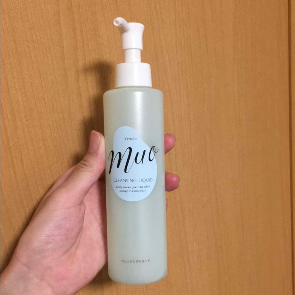 muo クレンジングリキッド(旧)のクチコミ「オイルフリーで突っ張らず使いごごち良かったです♪

アイメイクの落ち具合はう〜ん…

#使い切.....」（1枚目）