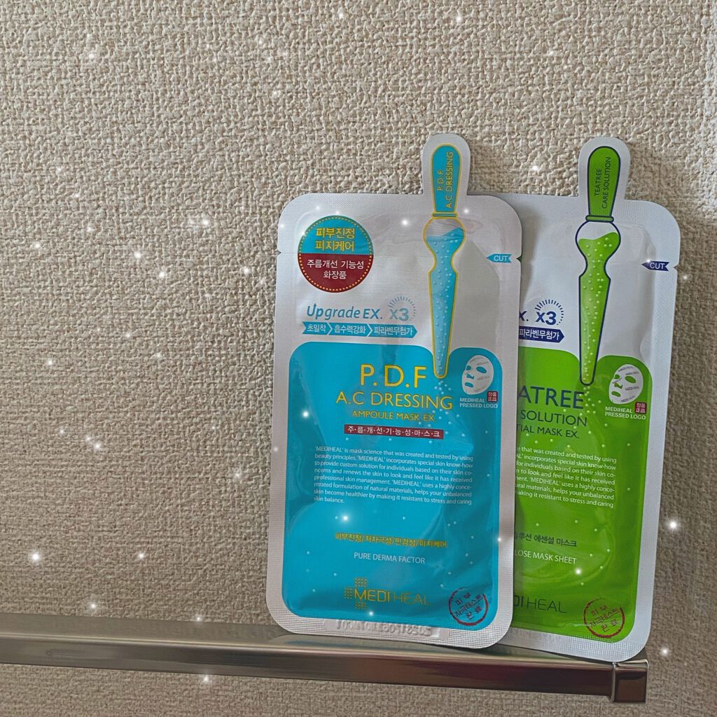 P.D.F A.Cドレッシングアンプルマスク EX/MEDIHEAL/シートマスク・パックを使ったクチコミ(1枚目)