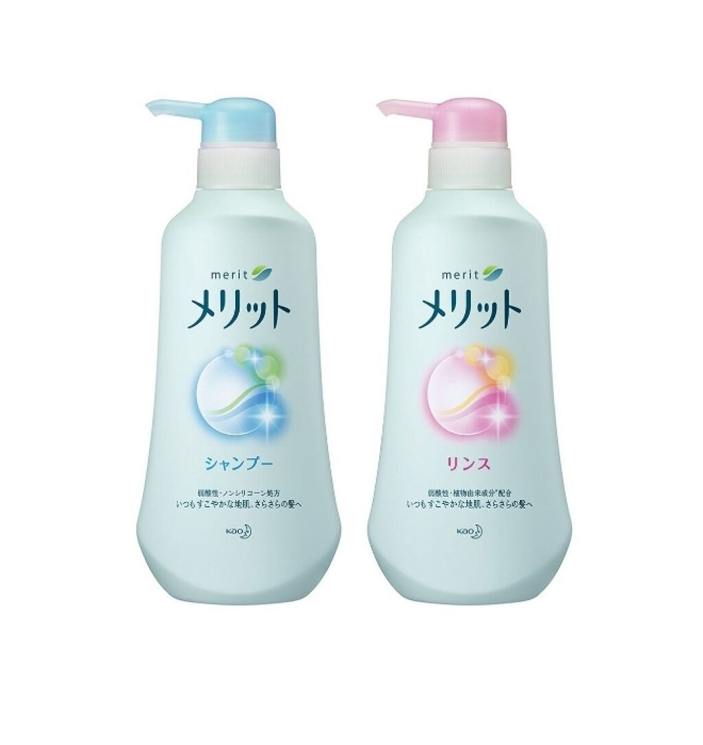 試してみた】メリット シャンプー／リンス (旧)の効果・髪質別の口コミ