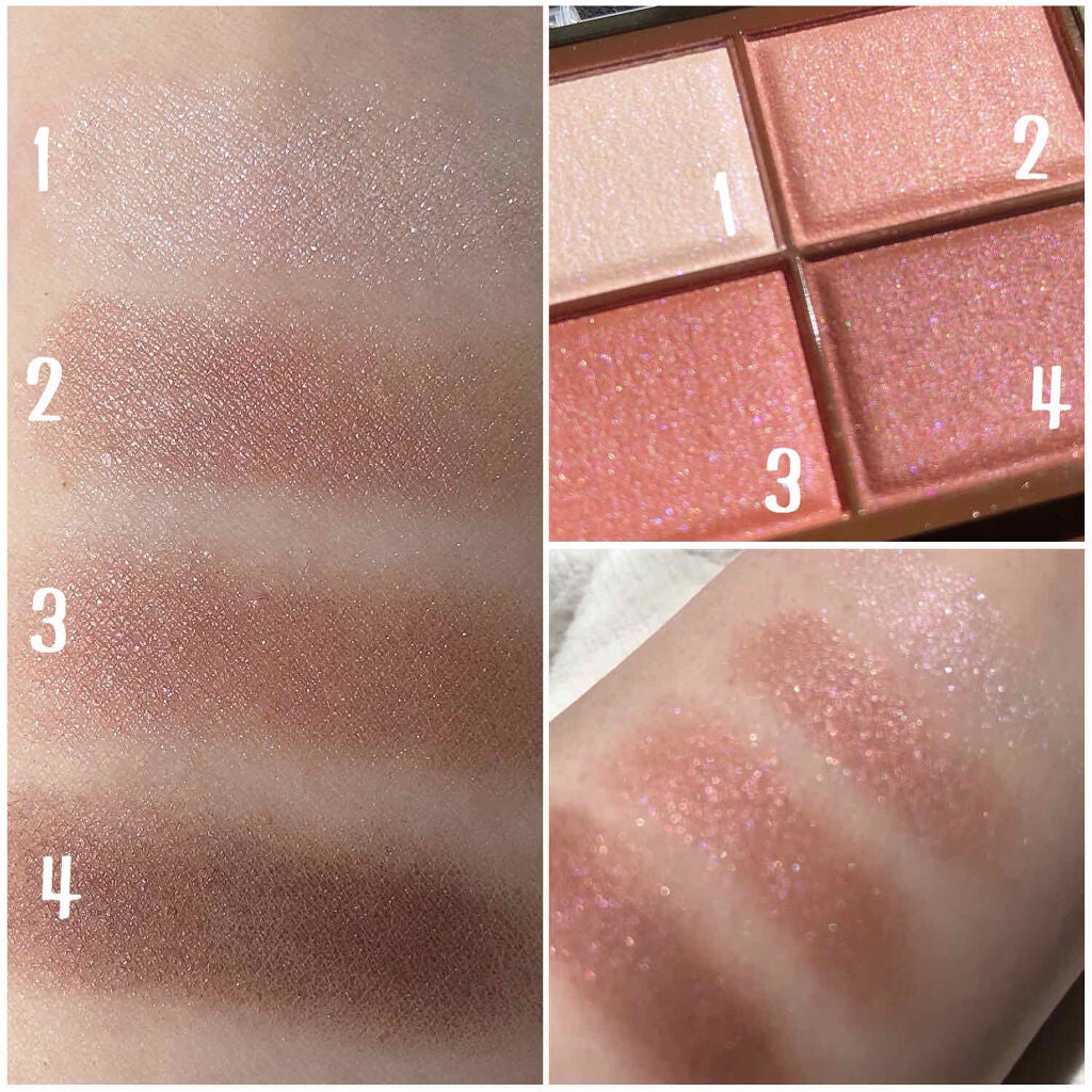 スキニーリッチシャドウ/excel/アイシャドウパレットを使ったクチコミ(3枚目)