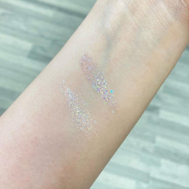  プレスグリッター/ColourPop/パウダーアイシャドウを使ったクチコミ（3枚目）