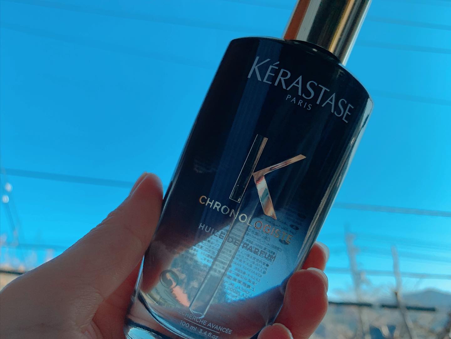 CH ユイル クロノロジスト R/ケラスターゼ/ヘアオイルを使ったクチコミ（3枚目）