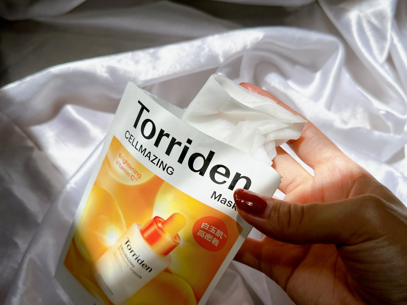 セルメイジング ビタC ブライトニングマスク/Torriden/シートマスク・パックを使ったクチコミ(5枚目)