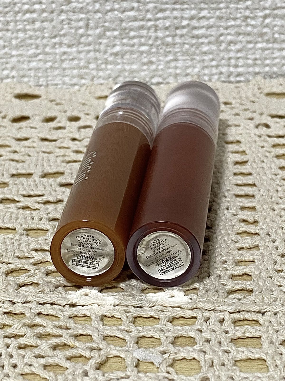 ふわマットティント 01 マホガニー/CipiCipi/リップティントを使ったクチコミ（3枚目）