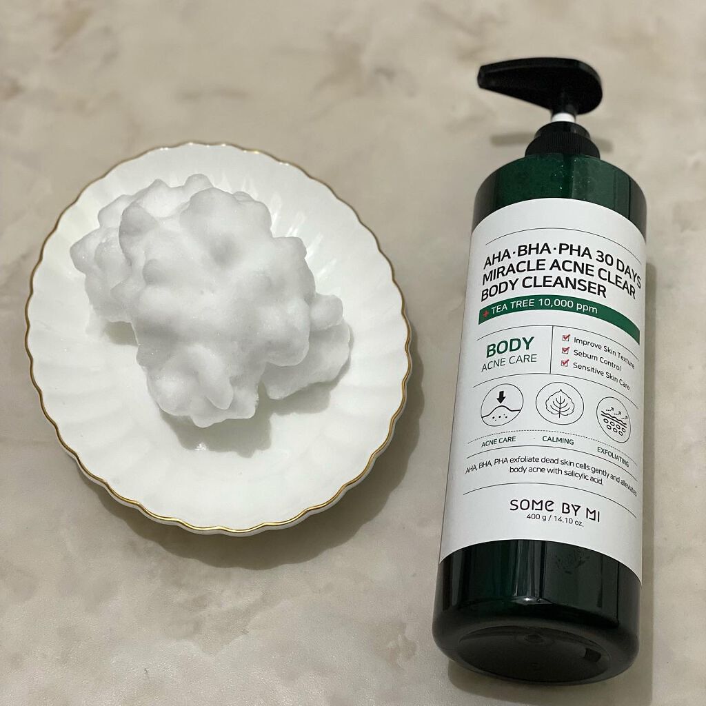 AHA·BHA·PHA 30デイズミラクルアクネボディクレンザー/SOME BY MI/ボディソープを使ったクチコミ(4枚目)