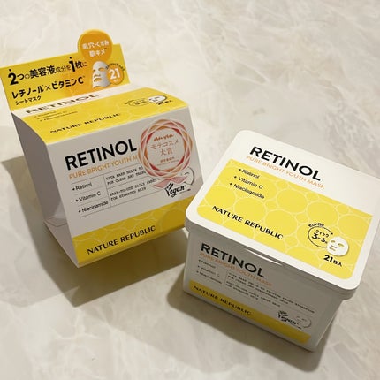 キューブマスク レチノール/ネイチャーリパブリック/シートマスク・パックを使ったクチコミ(2枚目)