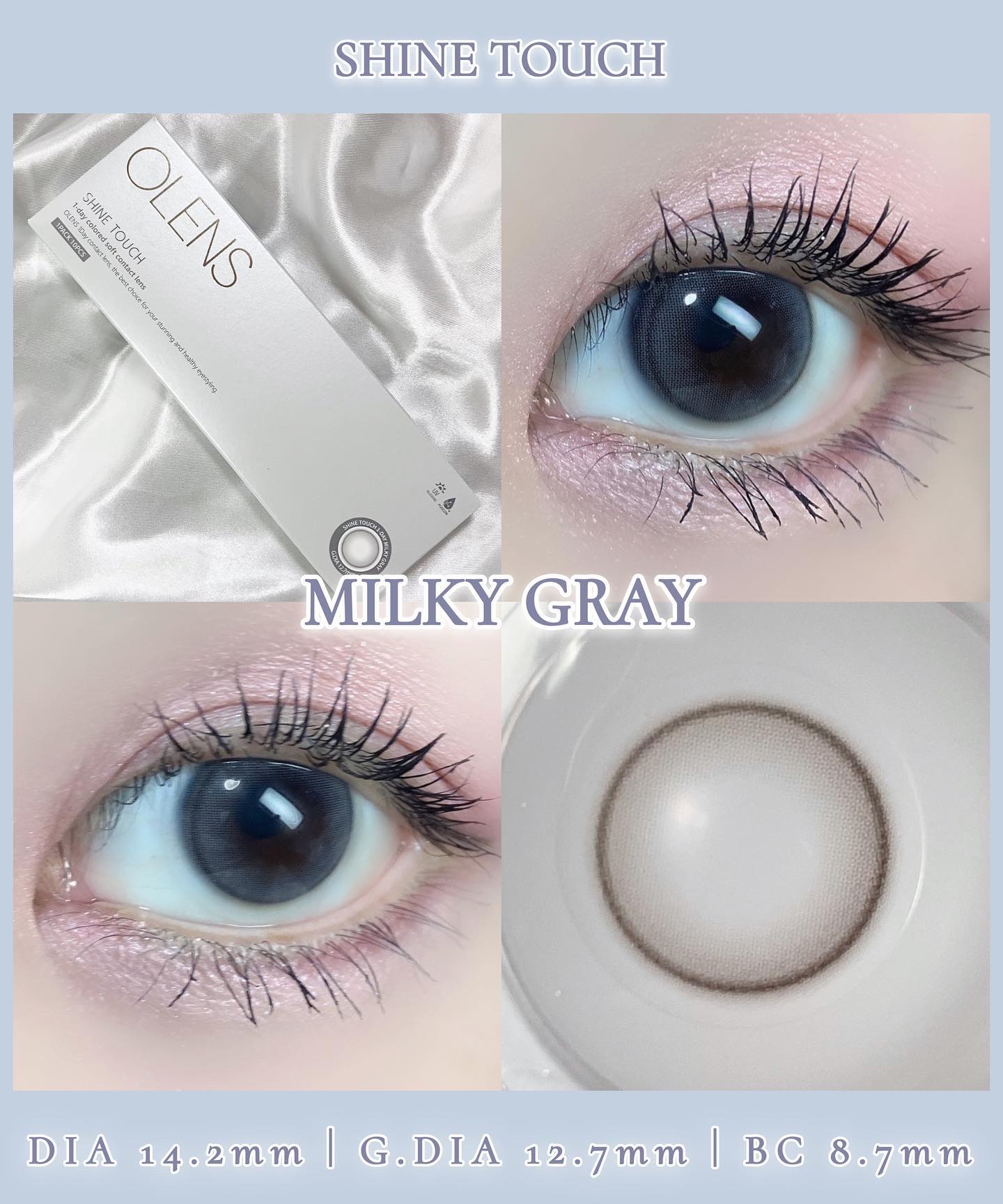 ShineTouch 1day/OLENS/ワンデー（１DAY）カラコンを使ったクチコミ（3枚目）