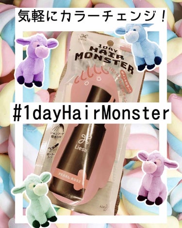 1DAY HAIR MONSTER/リーゼ/ヘアカラーを使ったクチコミ（1枚目）