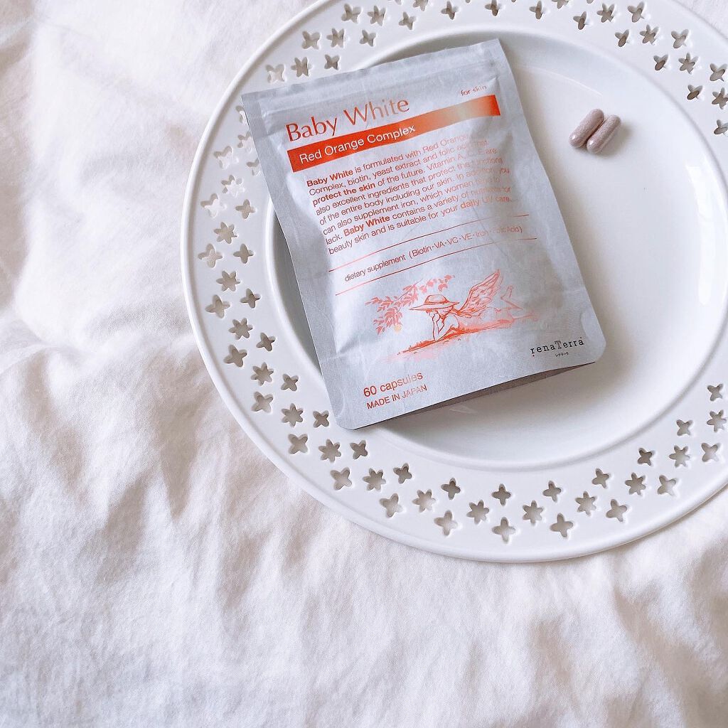 Baby White 60粒/renaTerra/美容サプリメントを使ったクチコミ（1枚目）