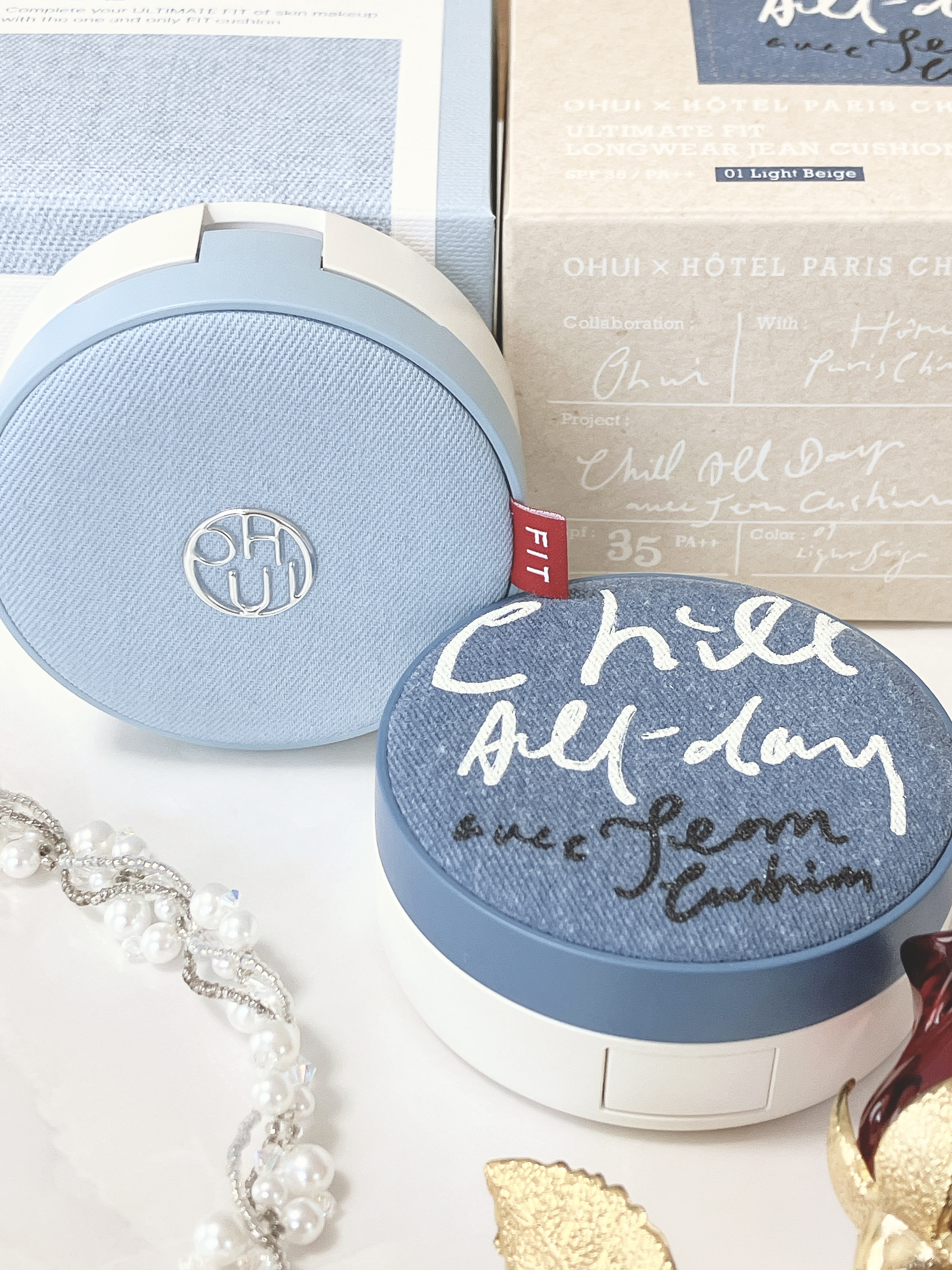 アルティメットフィット トーンアップデニムクッション/OHUI/クッションファンデーションを使ったクチコミ（3枚目）