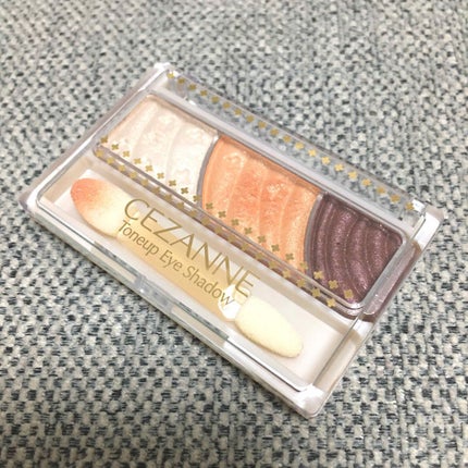 トーンアップアイシャドウ/CEZANNE/アイシャドウパレットを使ったクチコミ(1枚目)