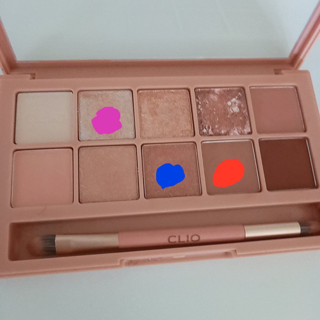 プロ アイ パレット/CLIO/アイシャドウパレットを使ったクチコミ(2枚目)