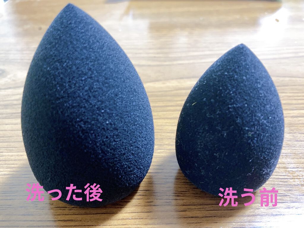 &be ブラックスポンジ/＆be/パフ・スポンジを使ったクチコミ（1枚目）