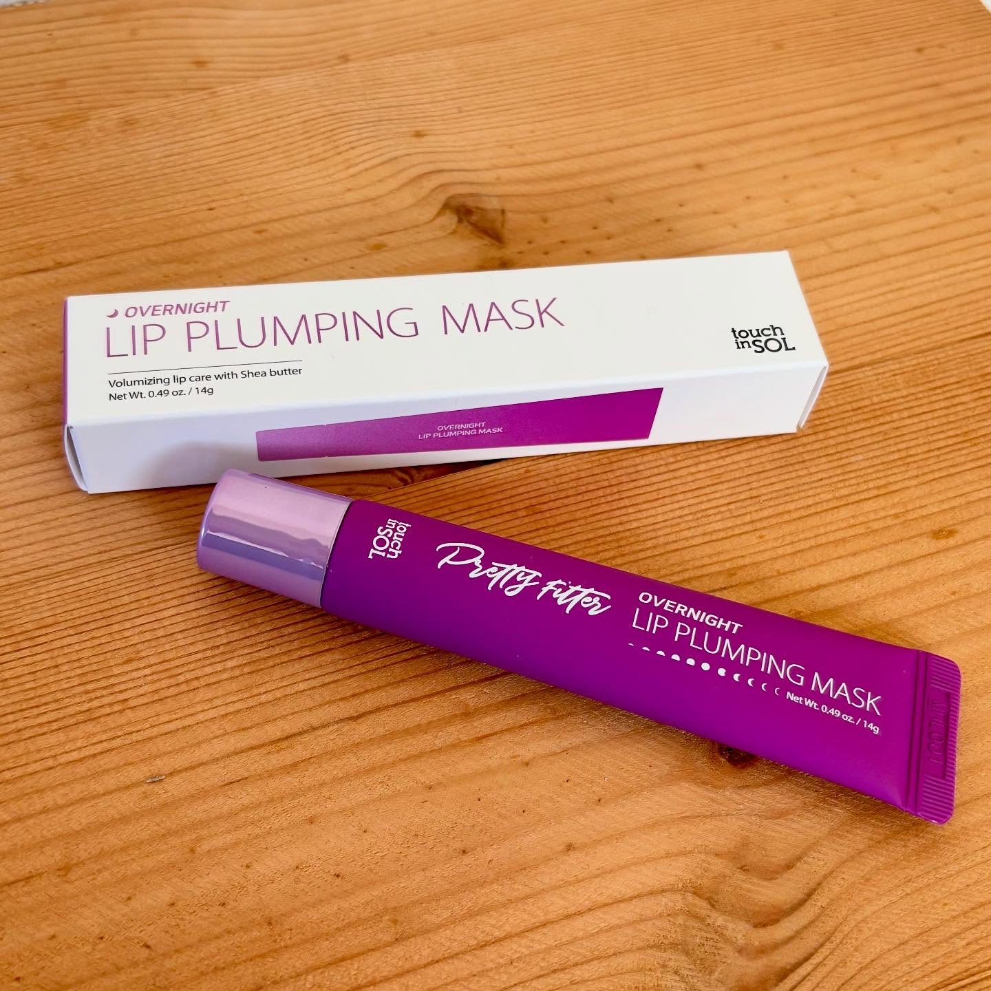 プリティフィルターオーバーナイトリッププランピングマスク/touch in SOL /リップマスクを使ったクチコミ（2枚目）