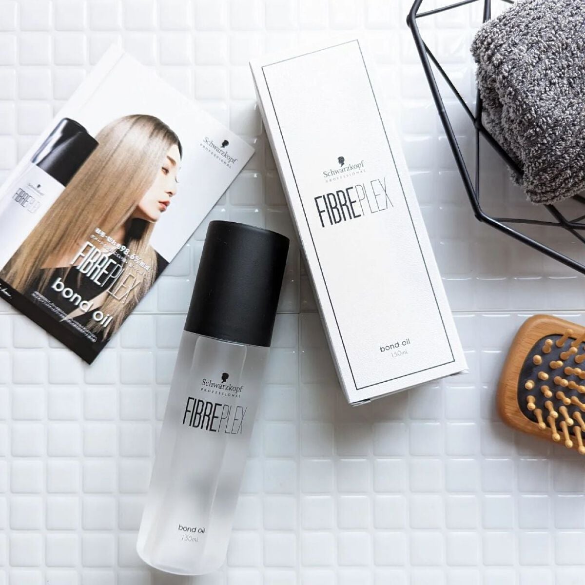 ファイバープレックス ボンドオイル/シュワルツコフ プロフェッショナル/ヘアオイルを使ったクチコミ(1枚目)