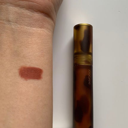 琥珀セミマットリップ/Joocyee/口紅を使ったクチコミ(2枚目)
