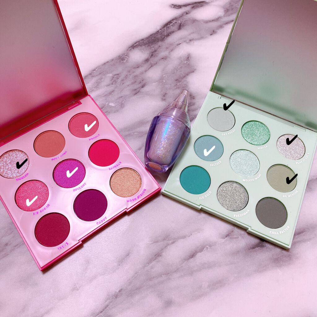 DIAMOND DEW  LIQUID GLITTER EYESHADOW/Lime Crime(海外)/リキッドアイシャドウを使ったクチコミ（2枚目）