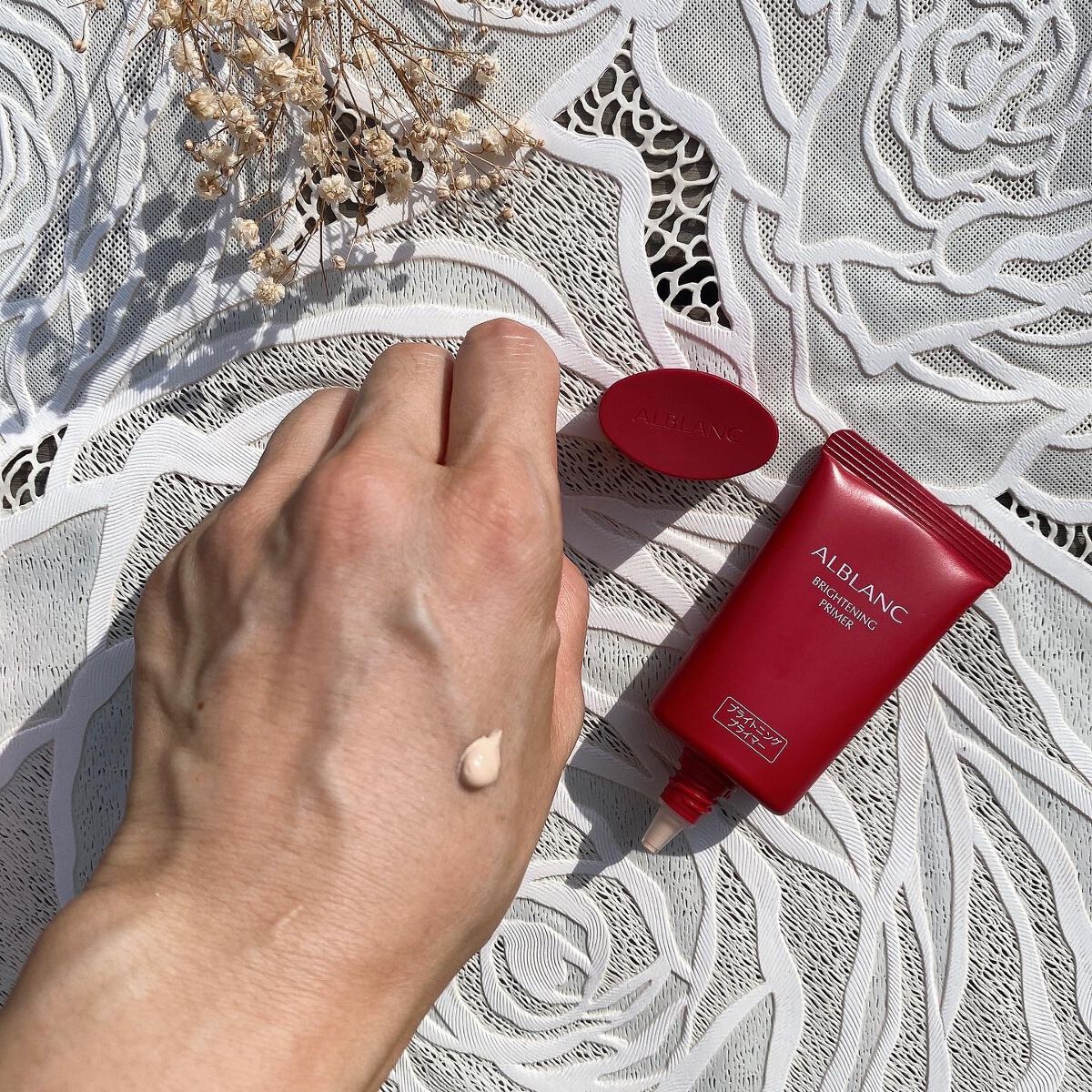 ブライトニングプライマー/ALBLANC/化粧下地を使ったクチコミ(3枚目)