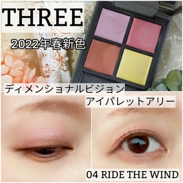 ディメンショナルビジョンアイパレットアリー 04 RIDE THE WIND/THREE/ジェル・クリームアイシャドウを使ったクチコミ（1枚目）