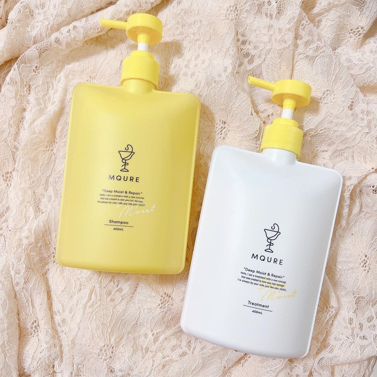 Deep Moist&Repair シャンプー / トリートメント/MQURE/市販シャンプーを使ったクチコミ（1枚目）