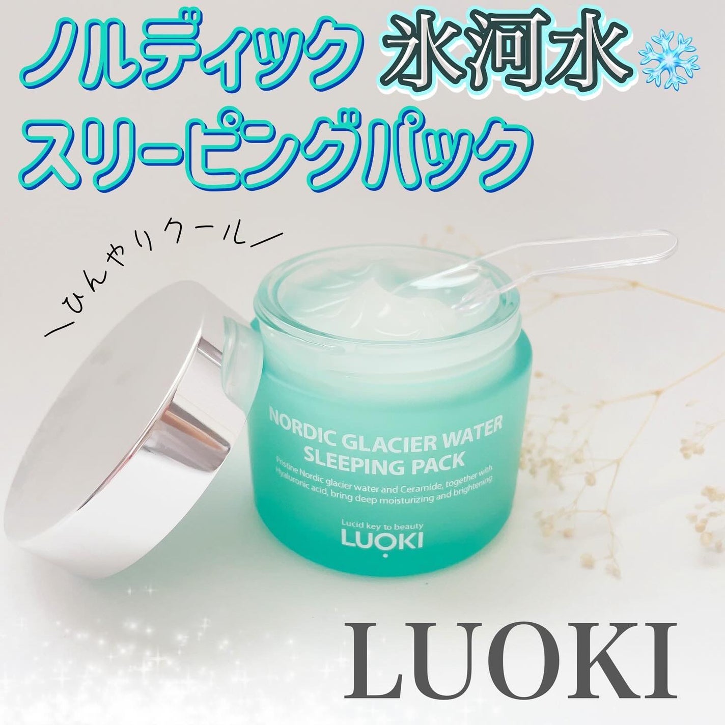 ノルディック氷河水スリーピングパック/LUOKI/フェイスクリームを使ったクチコミ(1枚目)