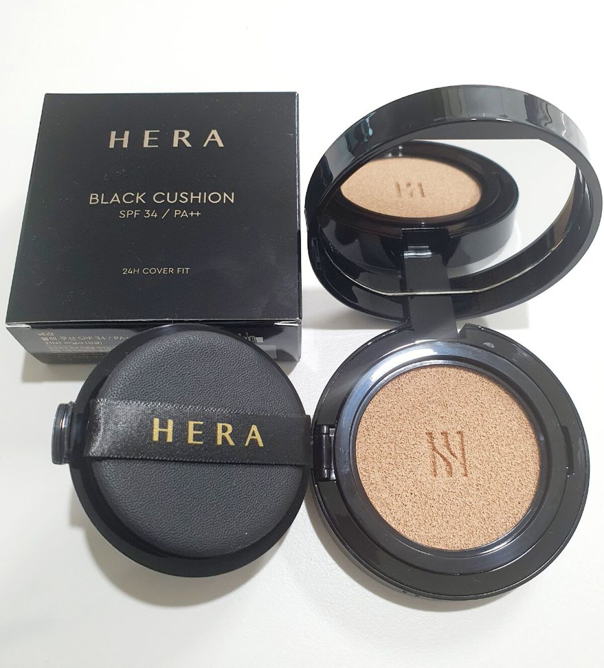 ブラック クッション/HERA/クッションファンデーションを使ったクチコミ（1枚目）