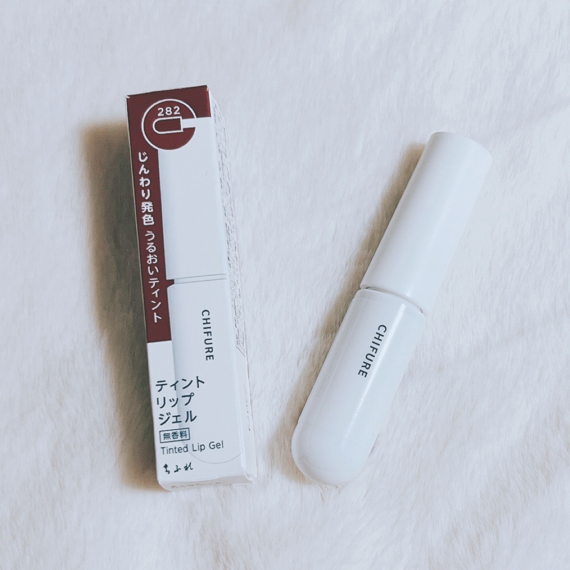 ティント リップ ジェル 282 ローズ系/ちふれ/リップティントを使ったクチコミ（1枚目）